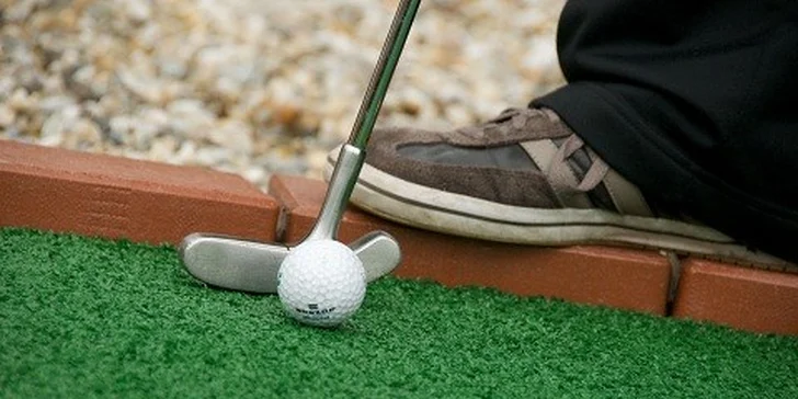Zábavný Adventure golf pre 2 osoby