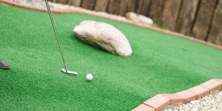 Zábavný Adventure golf pre 2 osoby