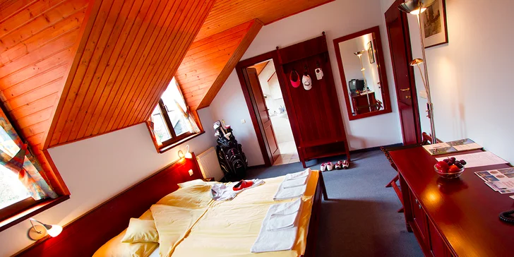 Jarný romantický pobyt s neobmedzeným wellness v Kremnických vrchoch , deti do 15 rokov ZDARMA!