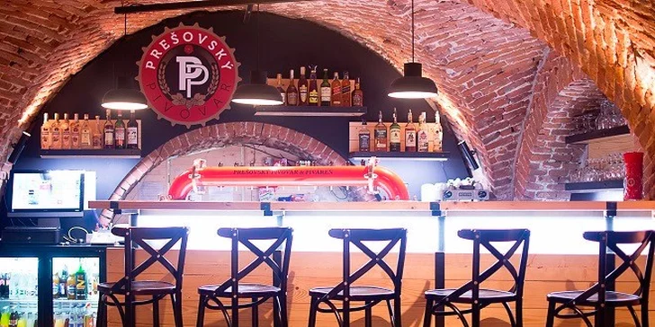 Pizza podľa výberu a pivo v Prešovskom pivovare
