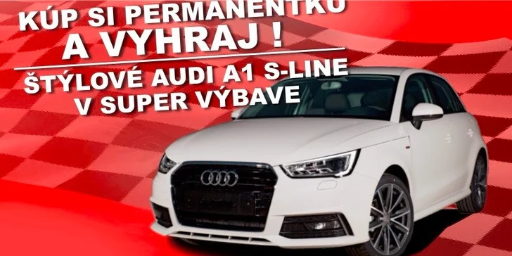 Nezabudnuteľná jazda na motokáre s výkonom 9 HP a šanca vyhrať auto Audi A1