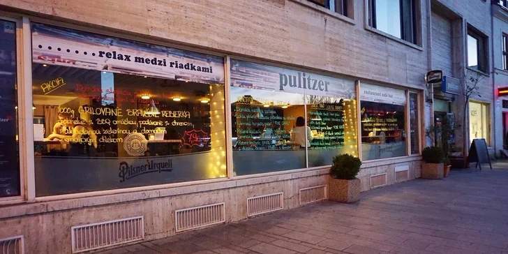 GRAND MC Pulitzer burger s hranolčekmi a domácou slepačou polievkou