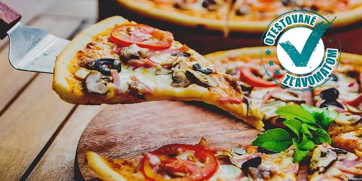 PIZZA U Dvoch Levov! Až 12 druhov na výber!
