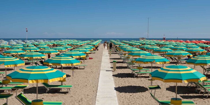 Letná dovolenka v talianskom RIMINI, 50 m od pláže, 1 dieťa ZDARMA!