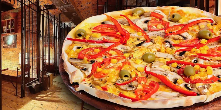 2 x pizza podľa vlastného výberu v štýlovom väzení Alcatraz