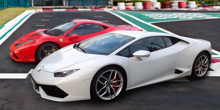 Jazda na Ferrari a Lamborghini! Najnovšie modely – iba u nás!