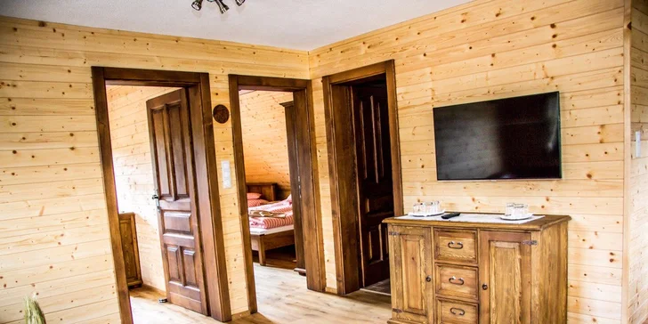 Aktívna rodinná dovolenka v nových komfortných apartmánoch v prekrásnom horskom prostredí v Malej Fatre