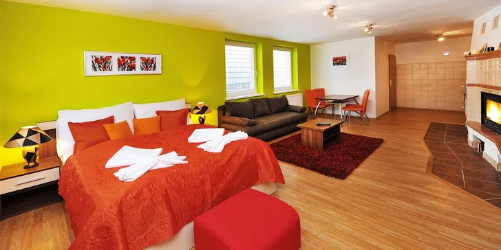 Pobyt pre 2 až 6 osôb vo Vysokých Tatrách v štúdiách a apartmánoch so saunou
