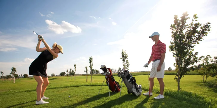 Golfový kurz - štart karta