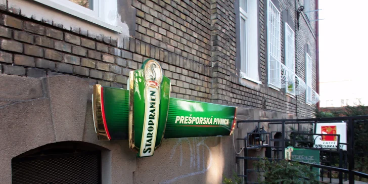XXL utopenec alebo nakladaný Hermelín + 2 veľké čapované pivá Staropramen