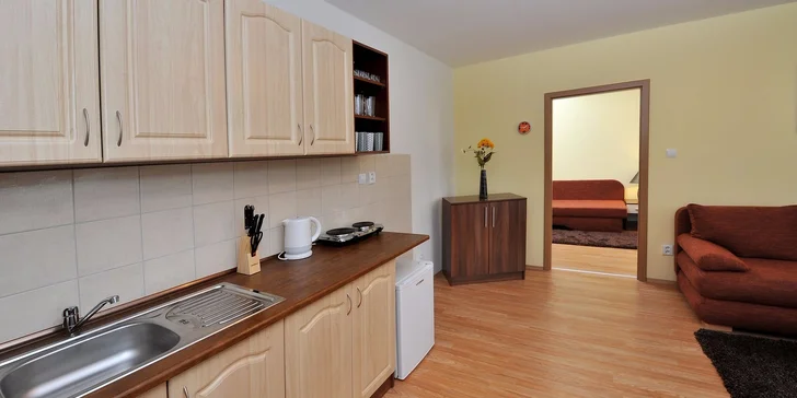 Pobyt pre 2 až 6 osôb vo Vysokých Tatrách v štúdiách a apartmánoch so saunou