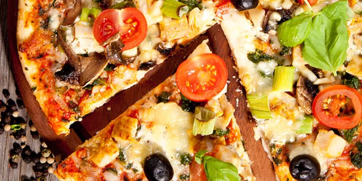 Lahodná chrumkavá pizza