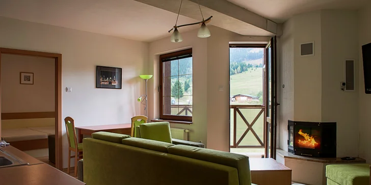 Relax a turistika pre 2-4 osoby v krásnych apartmánoch v Slovenskom Raji