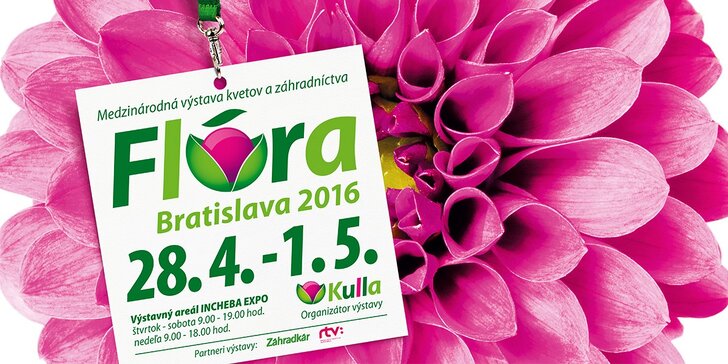 37. ročník medzinárodného veľtrhu kvetín a záhradníctva FLÓRA BRATISLAVA