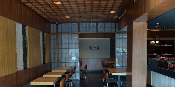 Sake set v EDO–KIN sushi & sake bar