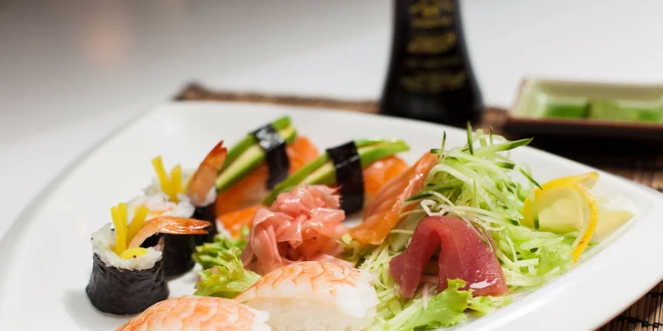 Výborné SUSHI v Sushi bare Sunshine v Auparku! Aj pre vegetariánov!