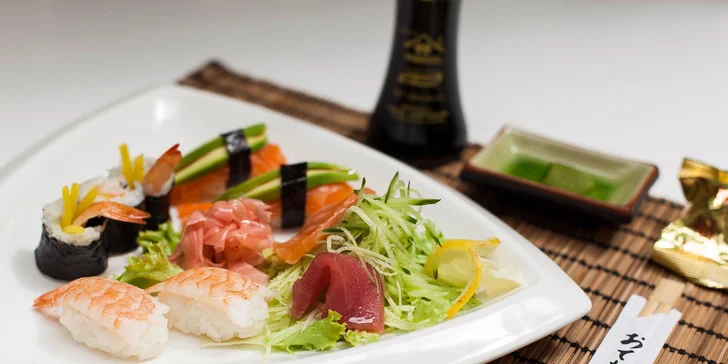 Výborné SUSHI v Sushi bare Sunshine v Auparku! Aj pre vegetariánov!