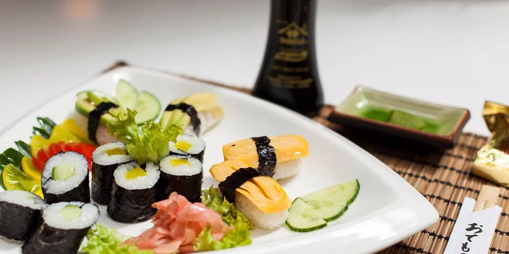 Výborné SUSHI v Sushi bare Sunshine v Auparku! Aj pre vegetariánov!