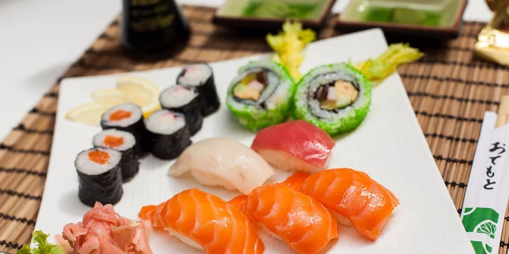 Výborné SUSHI v Sushi bare Sunshine v Auparku! Aj pre vegetariánov!