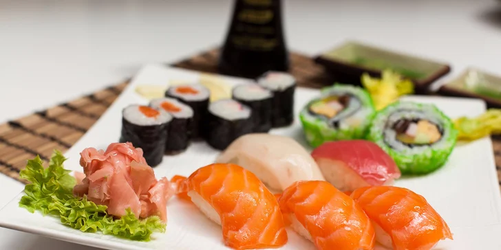 Výborné SUSHI v Sushi bare Sunshine v Auparku! Aj pre vegetariánov!