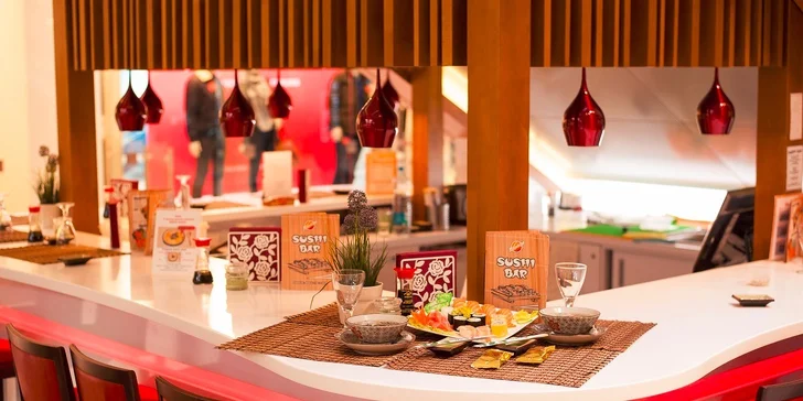 Výborné SUSHI v Sushi bare Sunshine v Auparku! Aj pre vegetariánov!