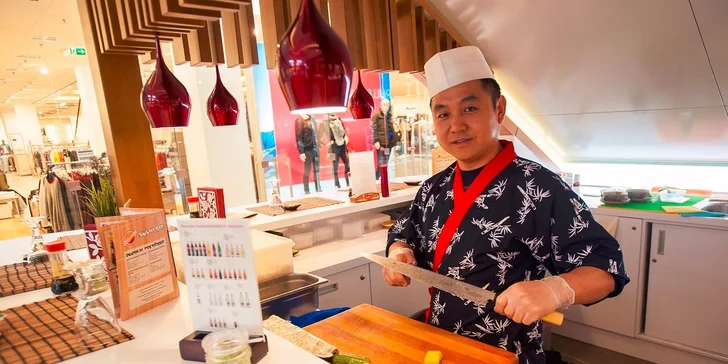 Výborné SUSHI v Sushi bare Sunshine v Auparku! Aj pre vegetariánov!
