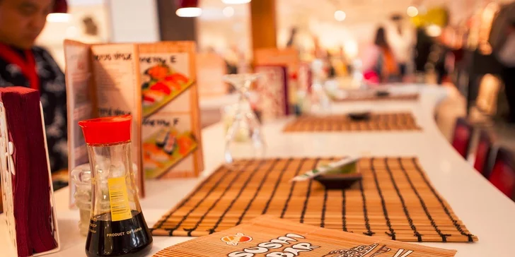 Výborné SUSHI v Sushi bare Sunshine v Auparku! Aj pre vegetariánov!