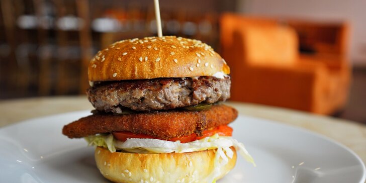 Perfektný burger v novootvorenej reštaurácii City Burger. Až 480 gramov!