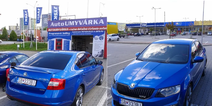Čistenie exteriéru alebo interiéru karosérie parou s možnosťou dezinfekcie klimatizácie