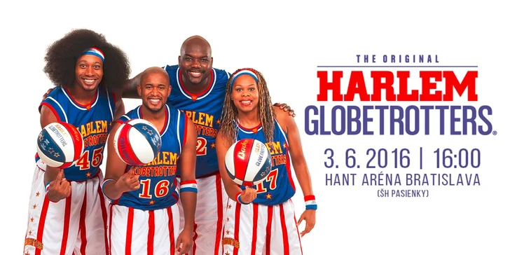 Vstup pre jednu osobu na basketbalovú šou Harlem Globetrotters