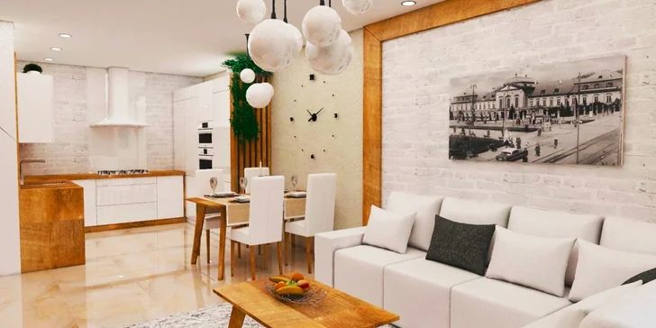 Zľava na dizajn interiéru až do 150 m²