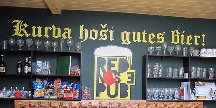 Poctivé pivo v RED NOSE PUB, ktorý vás dostane svojou širokou pivnou ponukou!