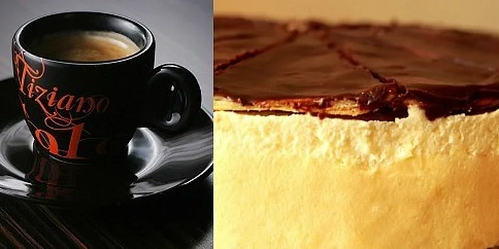 Talianske espresso s domácim zákuskom