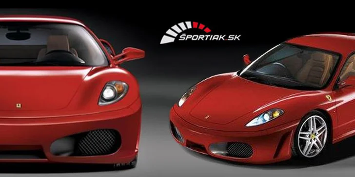 Jazda na športiaku FERRARI F430 – aj na letisku!