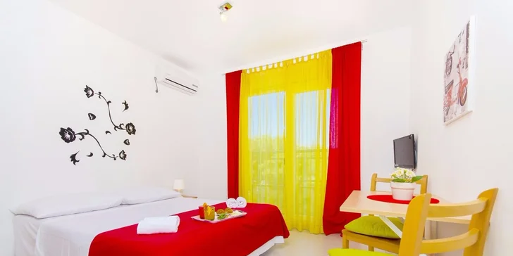 Slnečná dovolenka v Chorvátsku v apartmánoch či štúdiu pre 2 alebo 5 osôb