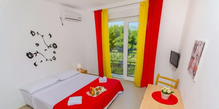 Slnečná dovolenka v Chorvátsku v apartmánoch či štúdiu pre 2 alebo 5 osôb