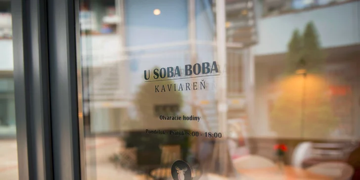2x káva a koláč u Soba Boba