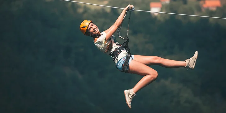 2x Zjazd na kladke Zip Wire – najdlhší na Slovensku!