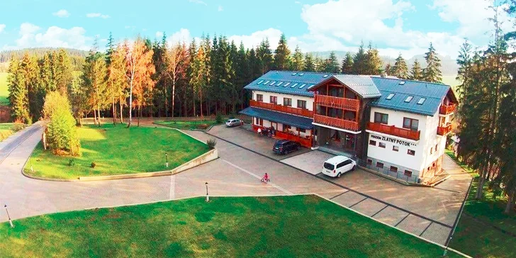 Wellness pobyt uprostred panenskej prírody na Orave v penzióne Zlatný Potok***