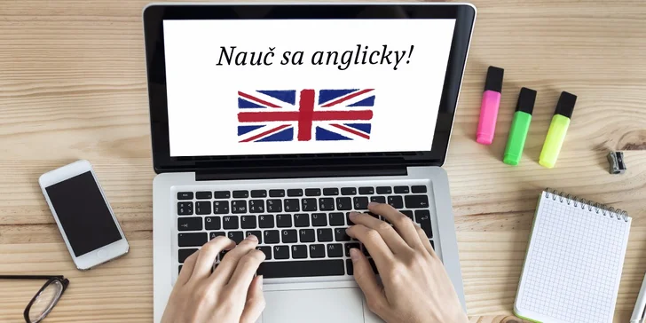 6-mesačná ANGLIČTINA online pre jednu alebo dve osoby