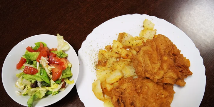 Obedové menu podľa dennej ponuky v centre