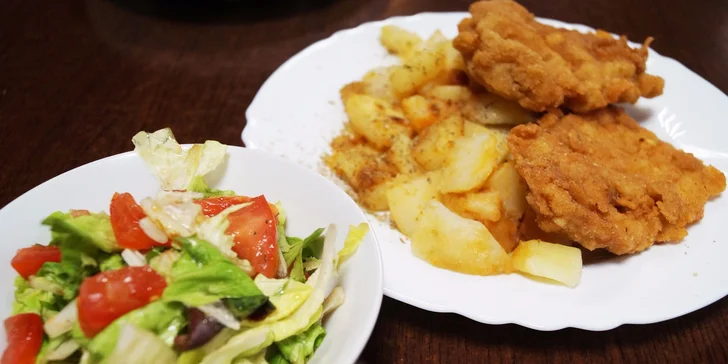 Obedové menu podľa dennej ponuky v centre