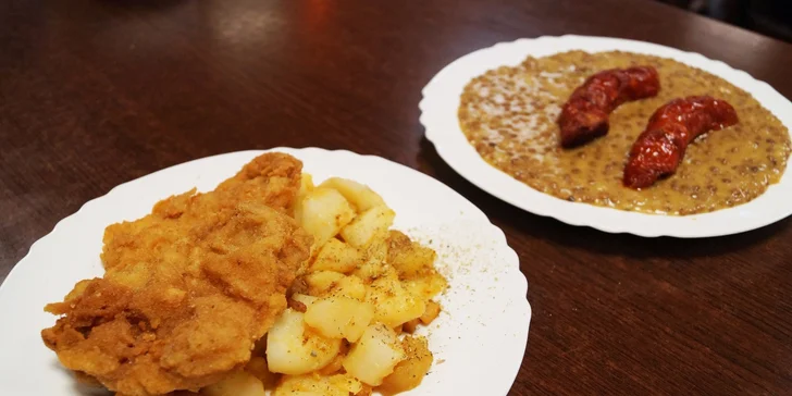 Obedové menu podľa dennej ponuky v centre