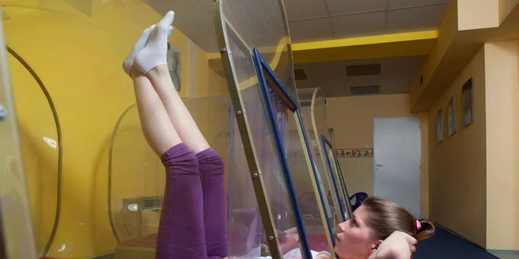 Cvičenie v špeciálne terapeuticky formovanom stane s možnosťou ozónoterapie