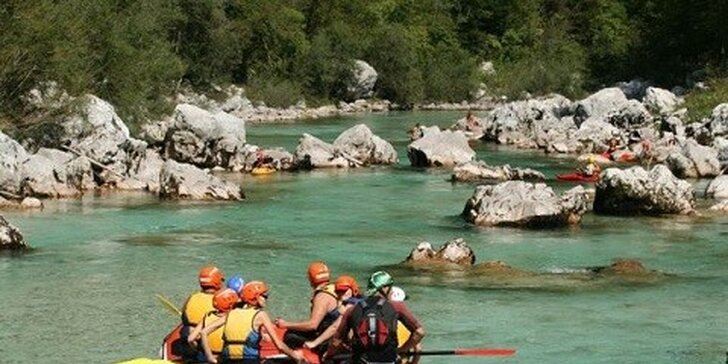 Nezabudnuteľný 4-dňový XXL rafting v Slovinsku