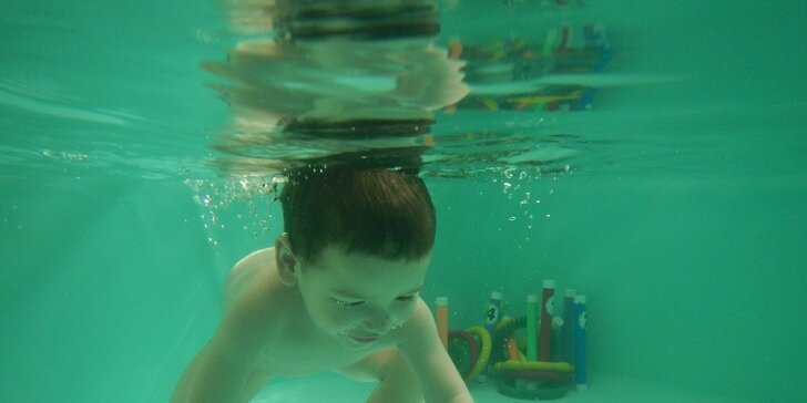 Last minute! Začiatočnícky kurz „plávania“ detí vo veku od 4 mesiacov až 4 rokov