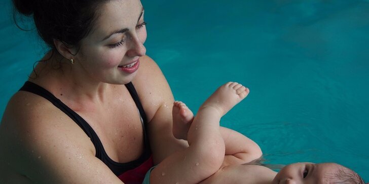 Last minute! Začiatočnícky kurz „plávania“ detí vo veku od 4 mesiacov až 4 rokov