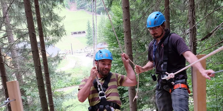 Perfektná jazda na kladke ZipLine - Ružomberok - Čutkovo