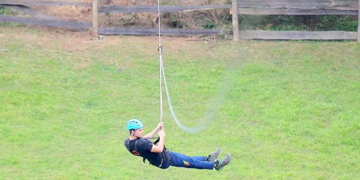 Perfektná jazda na kladke ZipLine - Ružomberok - Čutkovo