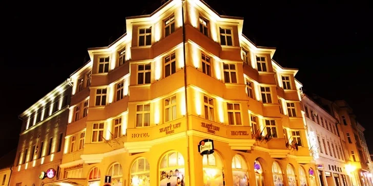 Romantika na víkend pre dvoch v 4 * hoteli Zlatý Lev s luxusným wellness